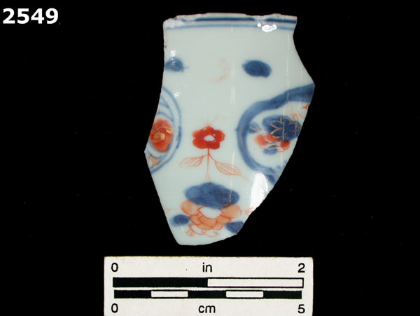 PORCELAIN, CHINESE IMARI specimen 2549 
