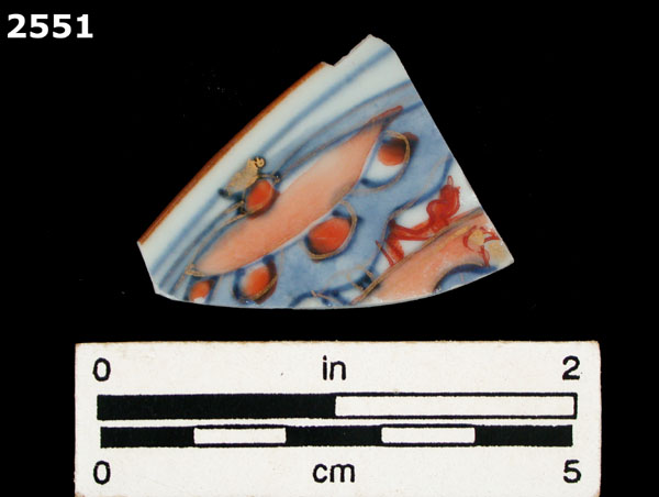 PORCELAIN, CHINESE IMARI specimen 2551 