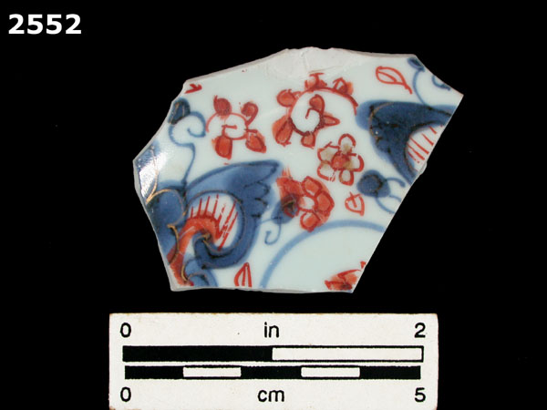 PORCELAIN, CHINESE IMARI front view