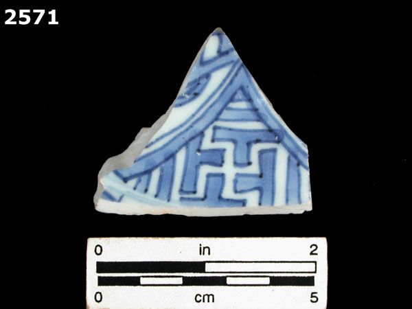 PORCELAIN, KRAAK specimen 2571 front view