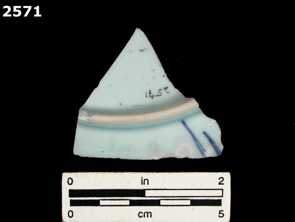 PORCELAIN, KRAAK specimen 2571 rear view