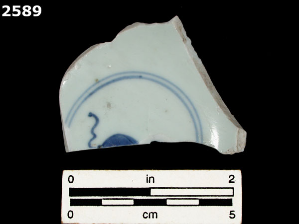 PORCELAIN, UID ASIAN specimen 2589 front view