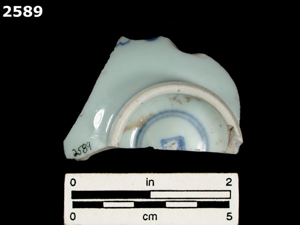 PORCELAIN, UID ASIAN specimen 2589 rear view