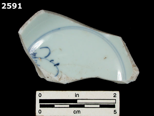 PORCELAIN, UID ASIAN specimen 2591 front view