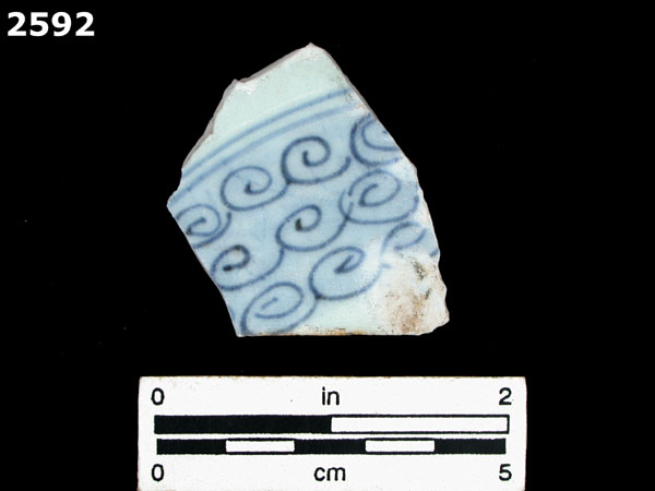 PORCELAIN, UID ASIAN specimen 2592 front view