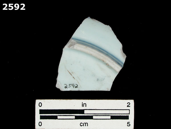 PORCELAIN, UID ASIAN specimen 2592 rear view