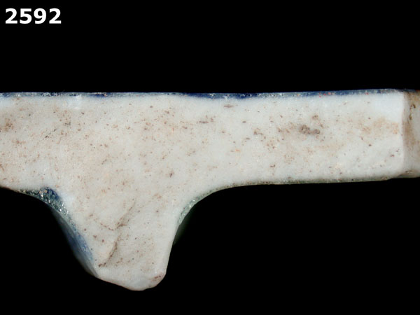 PORCELAIN, UID ASIAN specimen 2592 side view