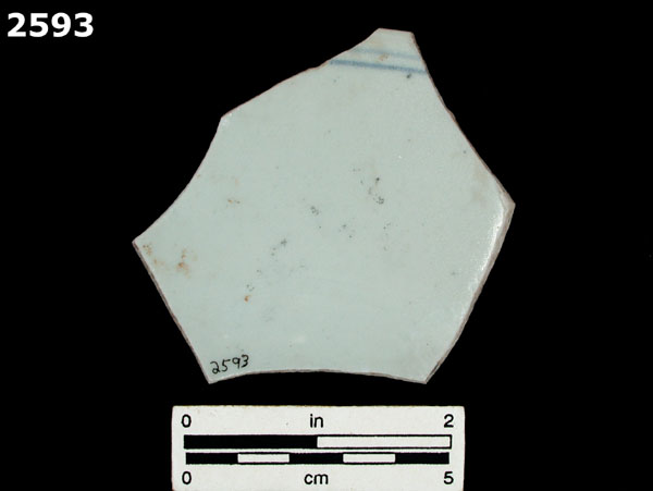 PORCELAIN, UID ASIAN specimen 2593 rear view