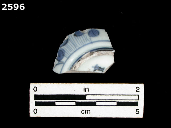 PORCELAIN, UID ASIAN specimen 2596 front view
