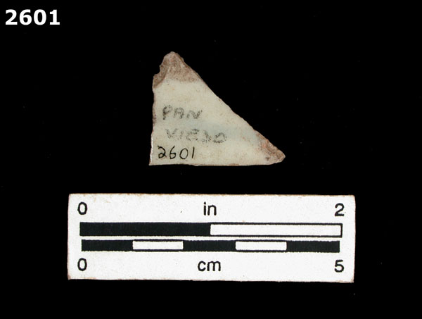 PORCELAIN, UID ASIAN specimen 2601 rear view