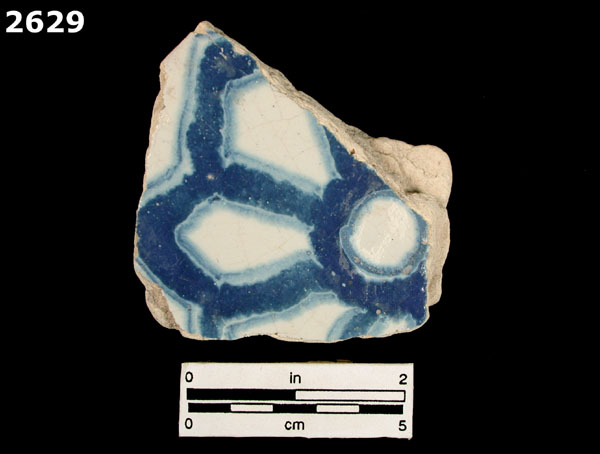 PUEBLA BLUE ON WHITE specimen 2629 