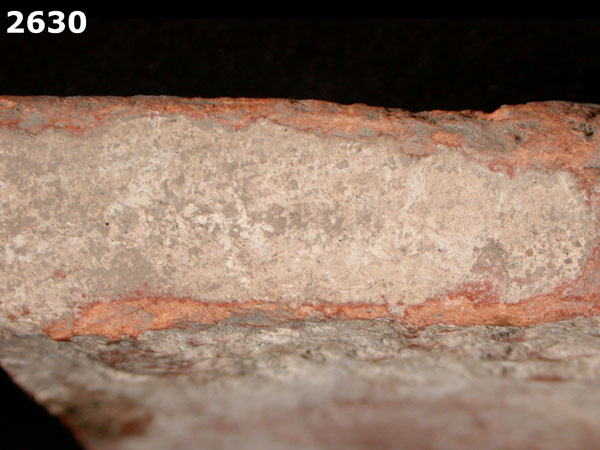 PUEBLA BLUE ON WHITE specimen 2630 side view