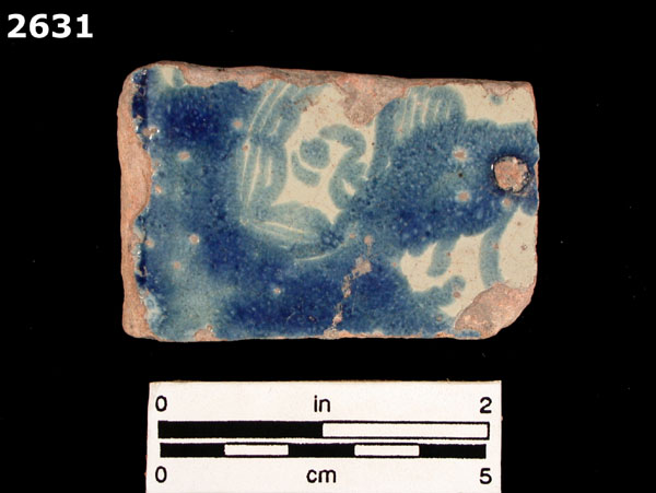 PUEBLA BLUE ON WHITE specimen 2631 