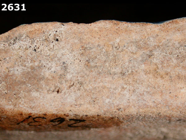 PUEBLA BLUE ON WHITE specimen 2631 side view