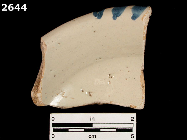SANTO DOMINGO BLUE ON WHITE specimen 2644 front view