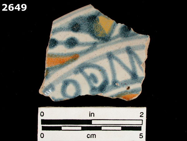 LA TRAZA POLYCHROME specimen 2649 front view