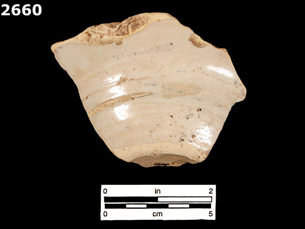 MONTELUPO POLYCHROME specimen 2660 rear view