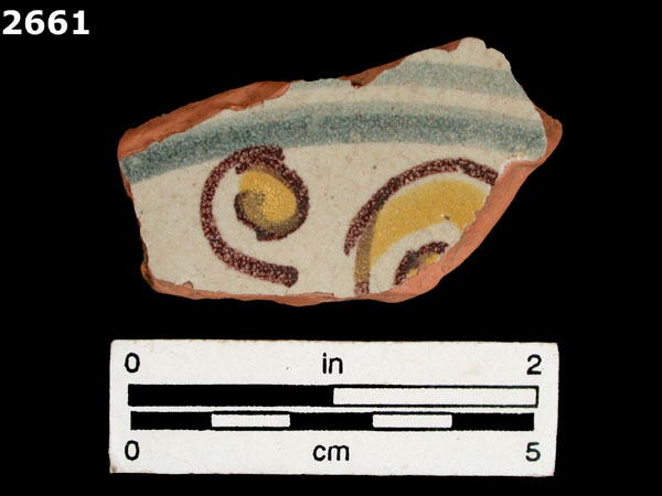 PANAMA POLYCHROME-TYPE A specimen 2661 front view