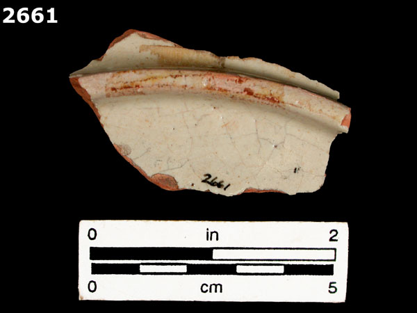 PANAMA POLYCHROME-TYPE A specimen 2661 rear view