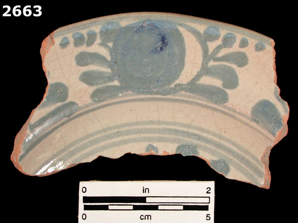 SAN LUIS BLUE ON WHITE specimen 2663 