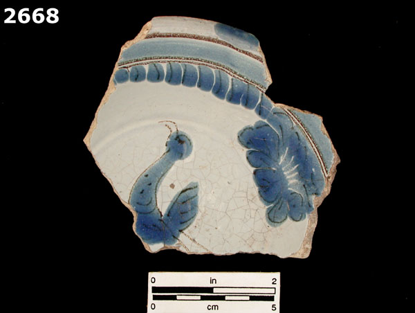 SAN ELIZARIO POLYCHROME specimen 2668 front view