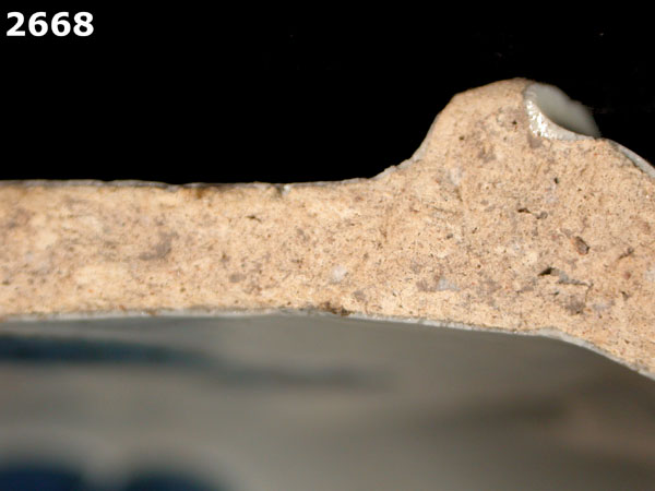 SAN ELIZARIO POLYCHROME specimen 2668 side view