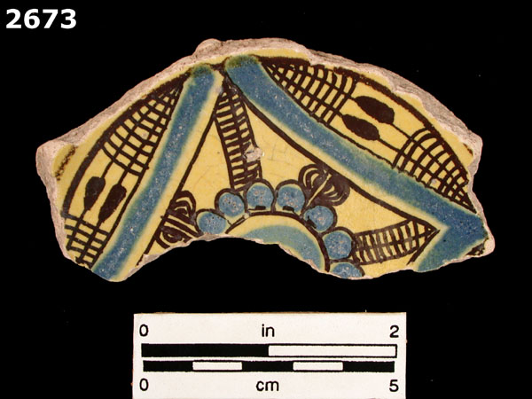 PUEBLA POLYCHROME specimen 2673 front view