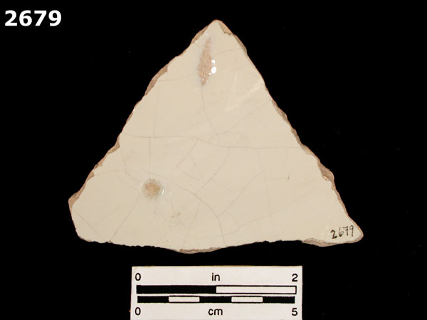 PUEBLA BLUE ON WHITE specimen 2679 rear view