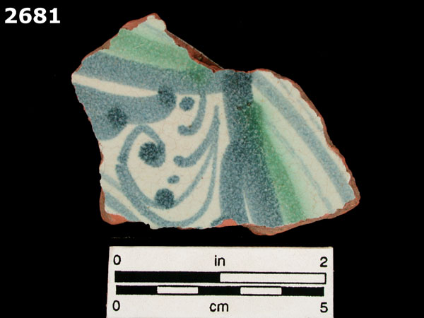 PANAMA POLYCHROME-TYPE A specimen 2681 front view