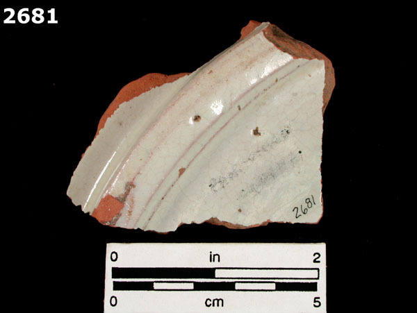 PANAMA POLYCHROME-TYPE A specimen 2681 rear view