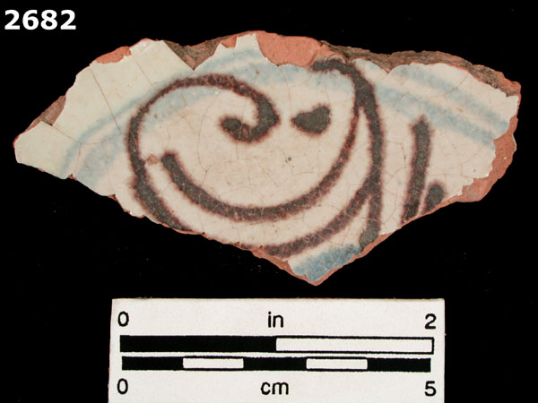 PANAMA POLYCHROME-TYPE A specimen 2682 front view