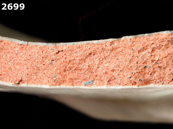 SAN LUIS BLUE ON WHITE specimen 2699 side view