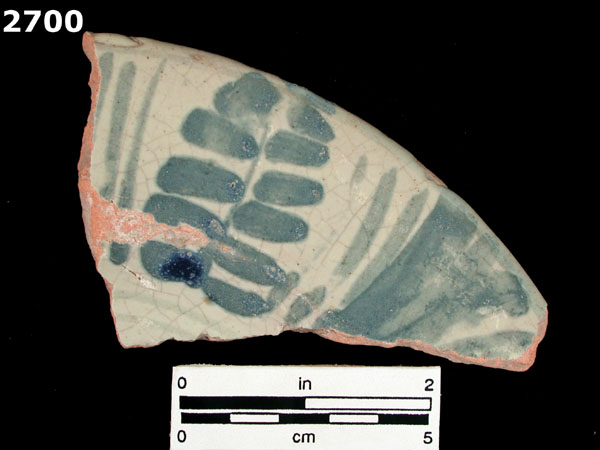 SAN LUIS BLUE ON WHITE specimen 2700 