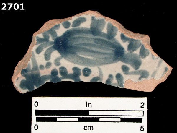 SAN LUIS BLUE ON WHITE specimen 2701 