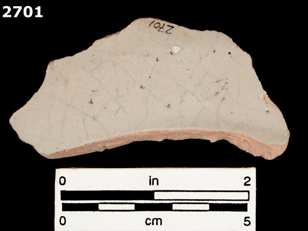 SAN LUIS BLUE ON WHITE specimen 2701 rear view