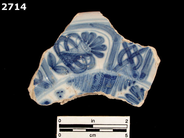 SAN AGUSTIN BLUE ON WHITE specimen 2714 front view