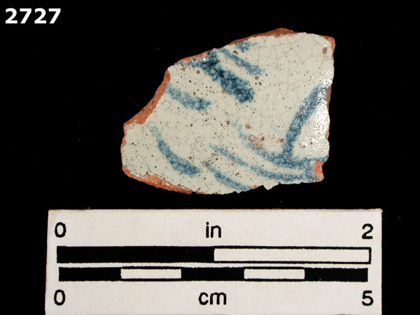 GUADALUPE BLUE ON WHITE specimen 2727 