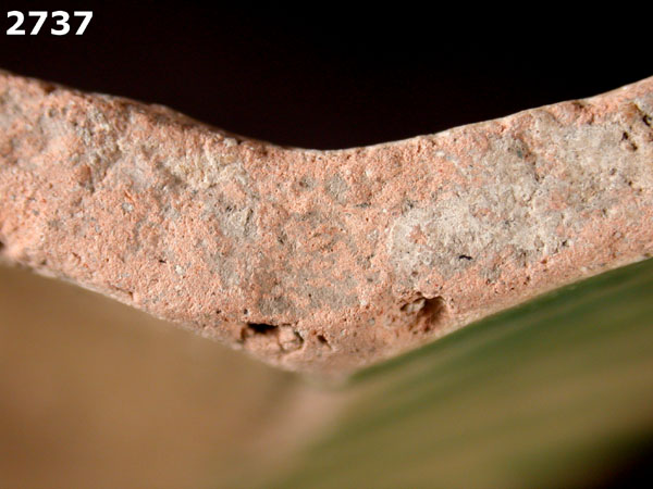 MEXICO CITY GREEN ON CREAM specimen 2737 side view