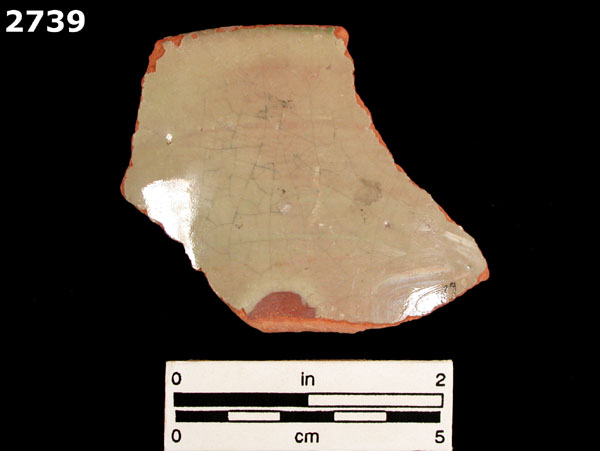 MEXICO CITY GREEN ON CREAM specimen 2739 rear view