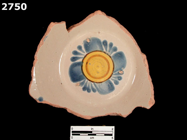 UNIDENTIFIED POLYCHROME MAJOLICA, MEXICO CITY TRADITION specimen 2750 