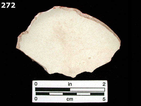 CREAMWARE, PLAIN specimen 272 