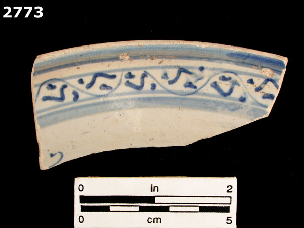 MONTELUPO BLUE ON WHITE specimen 2773 