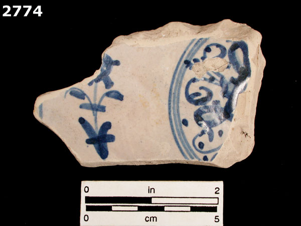 MONTELUPO BLUE ON WHITE specimen 2774 
