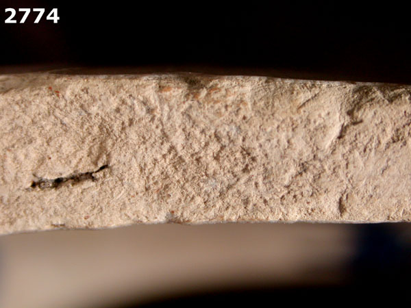 MONTELUPO BLUE ON WHITE specimen 2774 side view