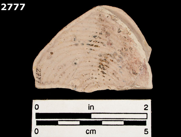 MONTELUPO POLYCHROME specimen 2777 rear view