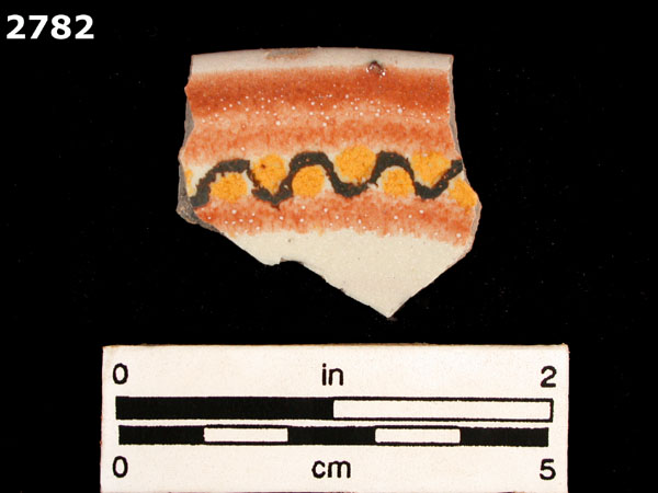 UNIDENTIFIED POLYCHROME MAJOLICA, MEXICO (19th CENTURY) specimen 2782 