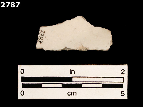UNIDENTIFIED POLYCHROME MAJOLICA, MEXICO (19th CENTURY) specimen 2787 rear view