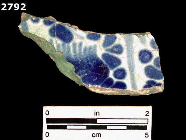 PUEBLA BLUE ON WHITE specimen 2792 