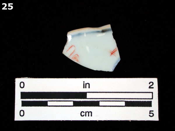PORCELAIN, CHINESE IMARI specimen 25 front view