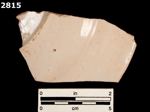 UNIDENTIFIED POLYCHROME MAJOLICA, IBERIAN specimen 2815 rear view